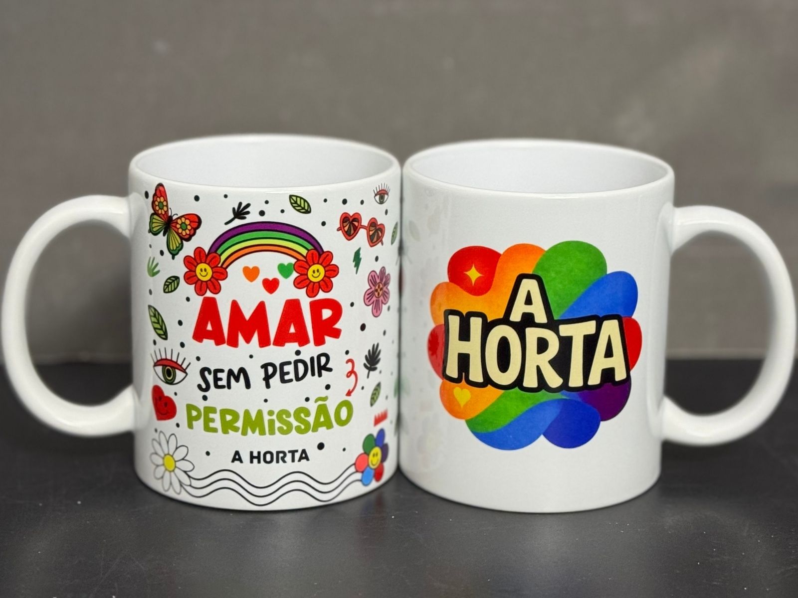 Projetos corporativos de canecas personalizadas